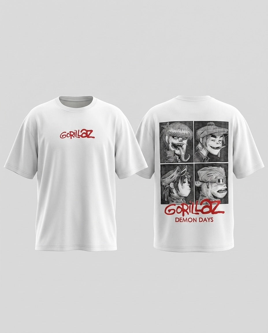 Gorillaz White T-Shirt