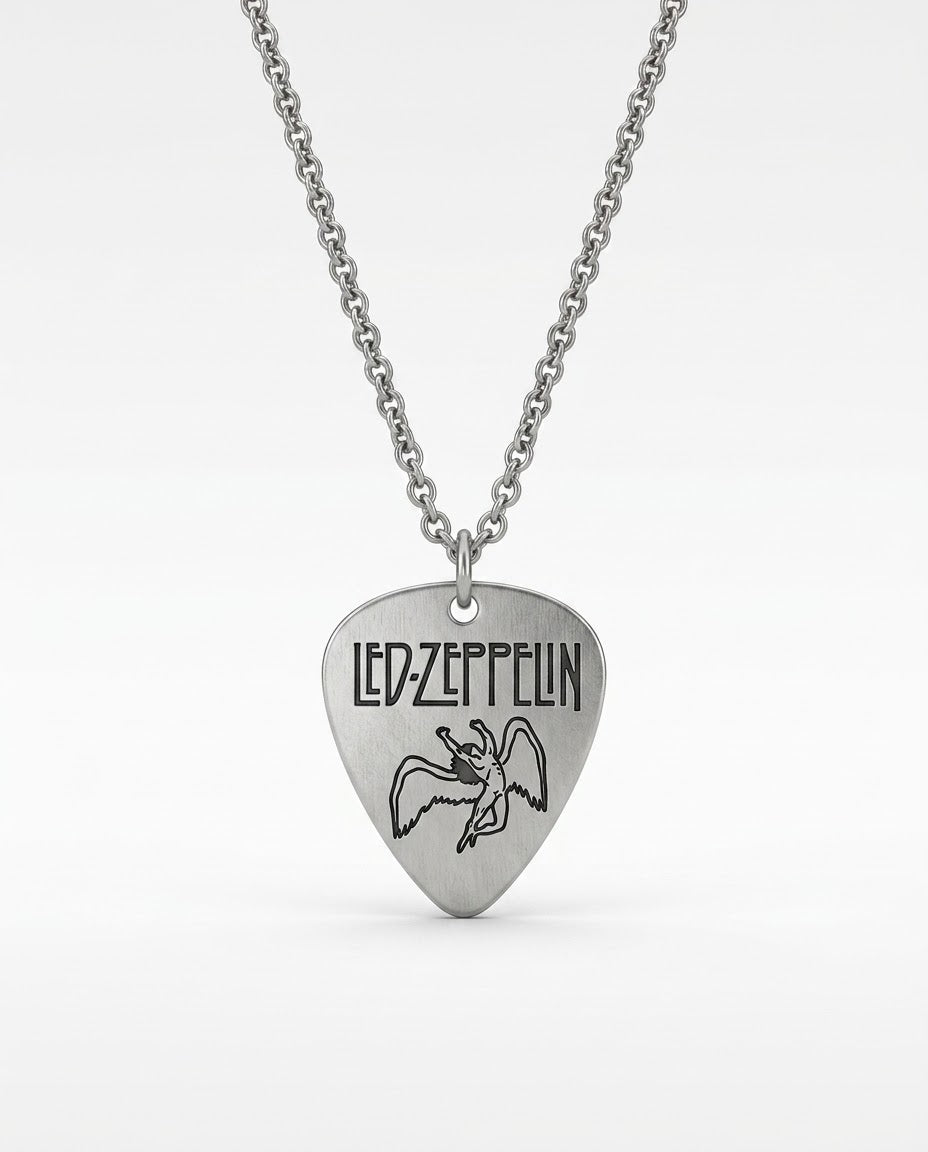 Led Zeppelin Pick Necklace