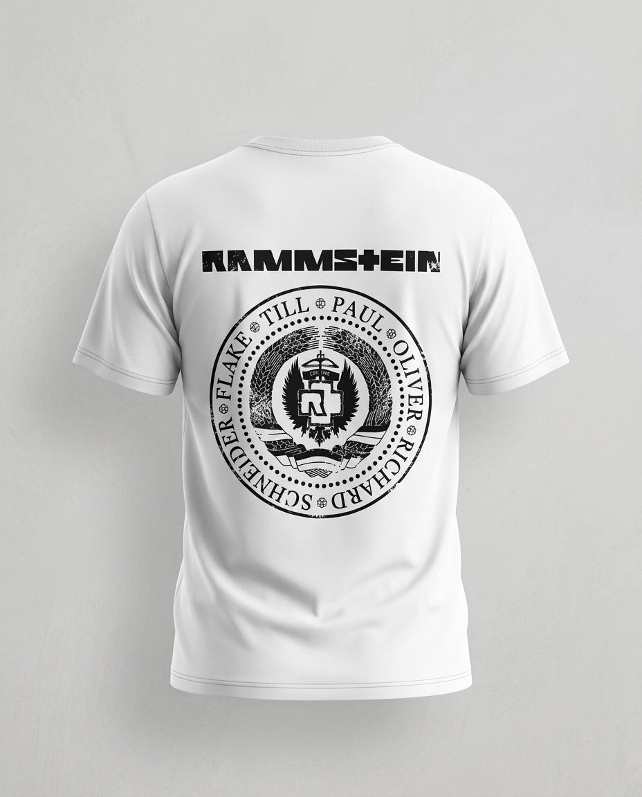 Rammstein white T-shirt