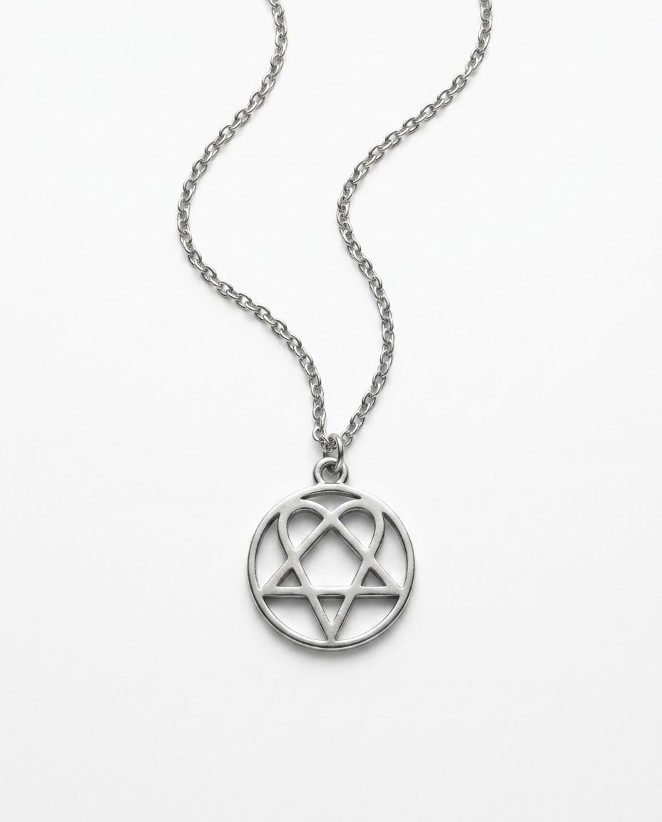 HIM Heartagram Necklace