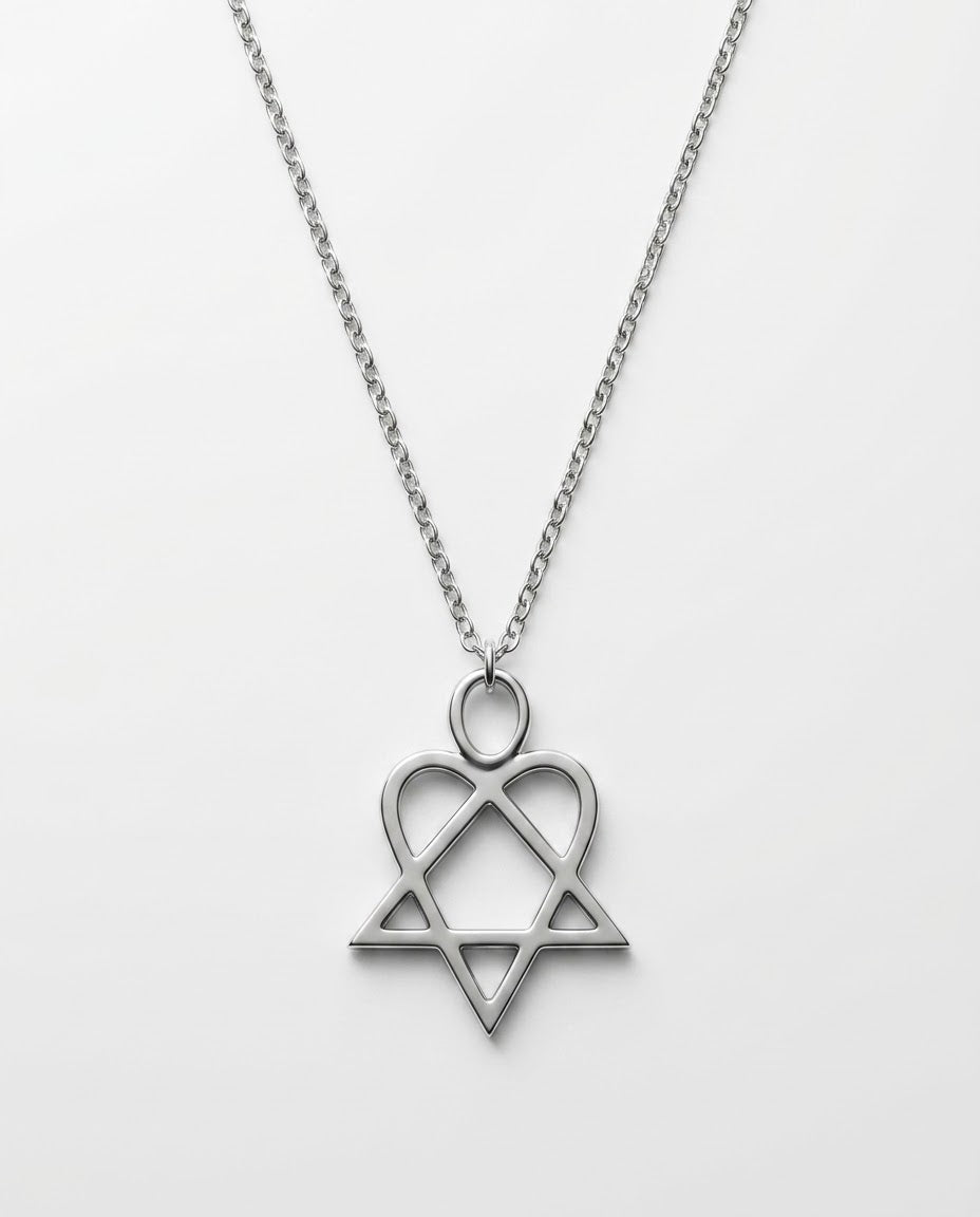 HIM Heartagram Necklace